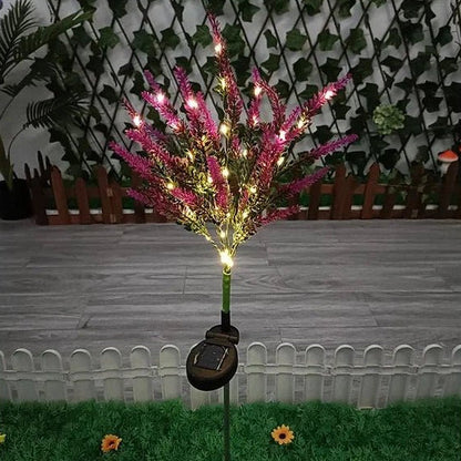 Solarna Lampa LED w Kształcie Lawendy do Ogrodu, Tarasu i Ścieżek