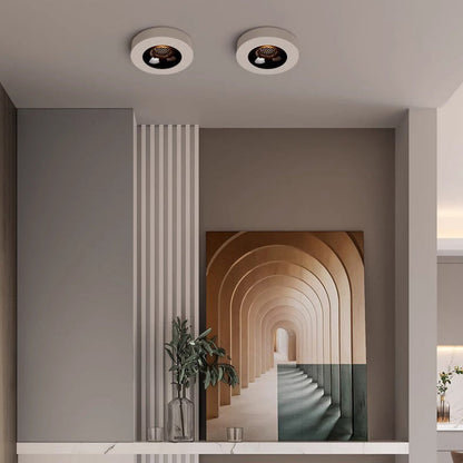 Plafonnier LED rond en saillie