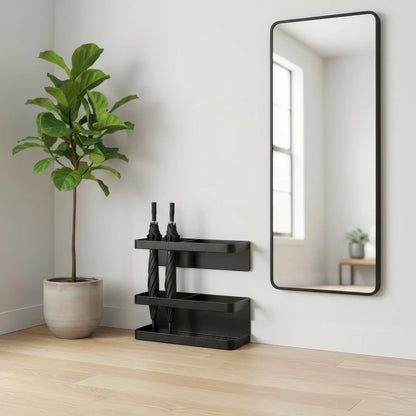 Umbrella stand with a drip tray