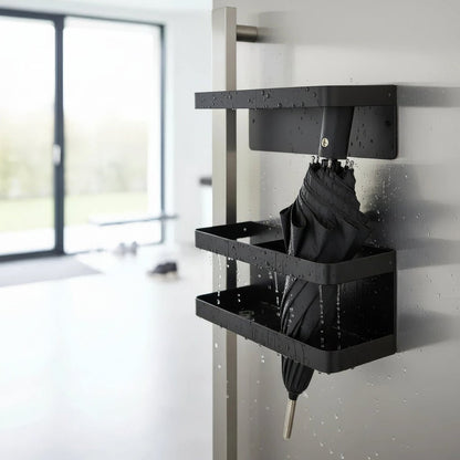 Umbrella stand with a drip tray