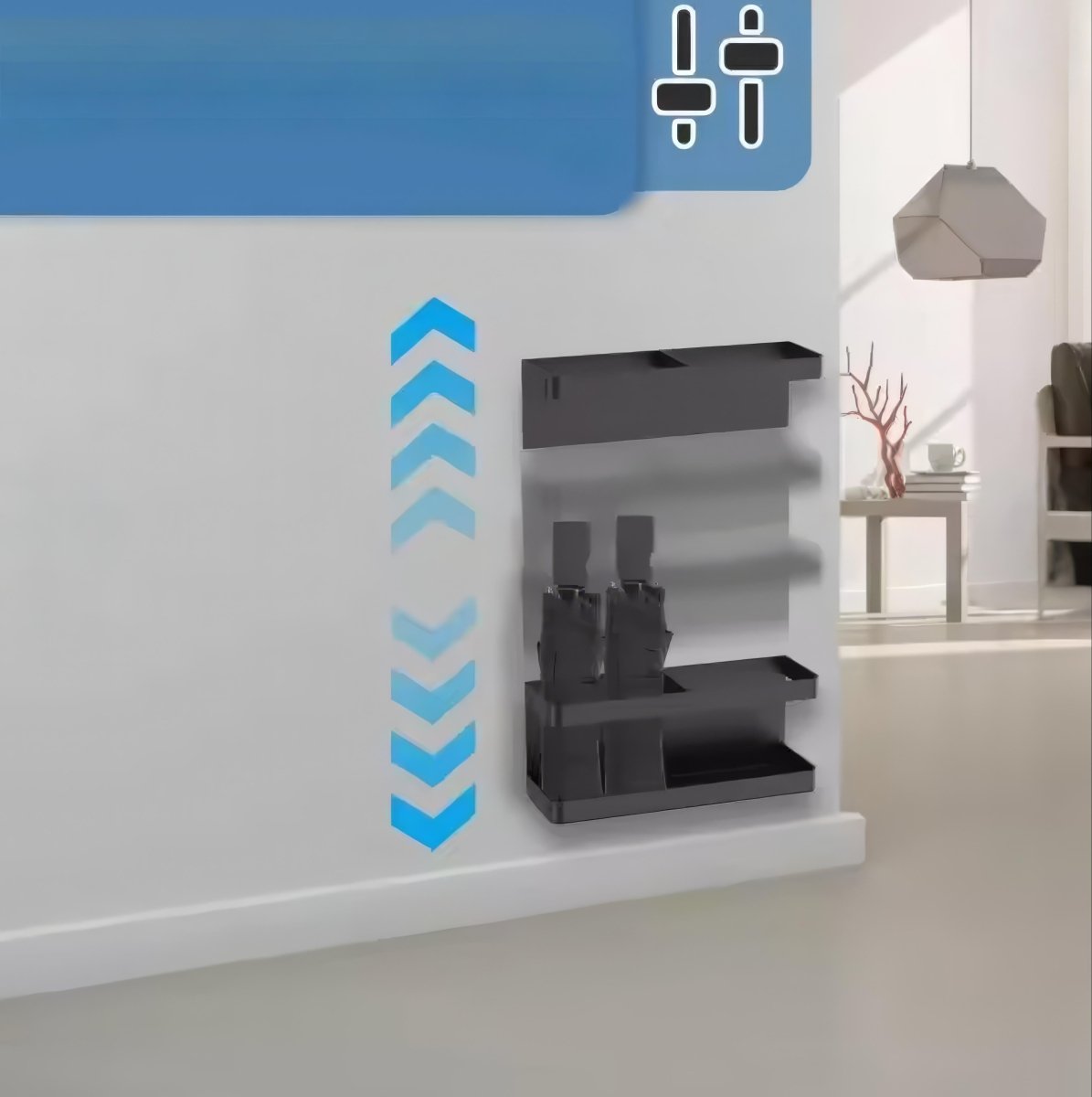 Umbrella stand with a drip tray