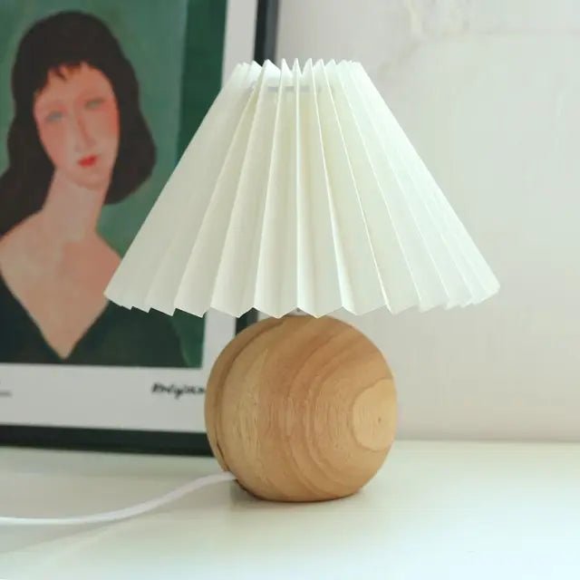 Lampa Stołowa z Tkaninowym Abażurem i Gwintem E27 do Sypialni i Salonu