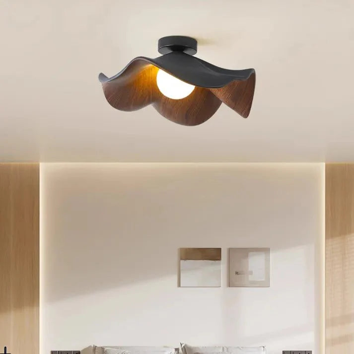 Lampa sufitowa z żywicy i metalu, gniazdo G9, do oświetlenia wnętrz