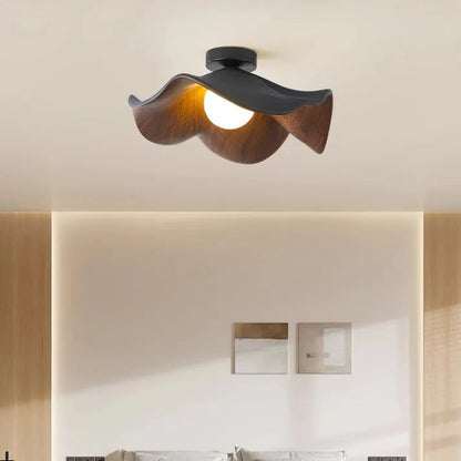 Lampa sufitowa z żywicy i metalu, gniazdo G9, do oświetlenia wnętrz