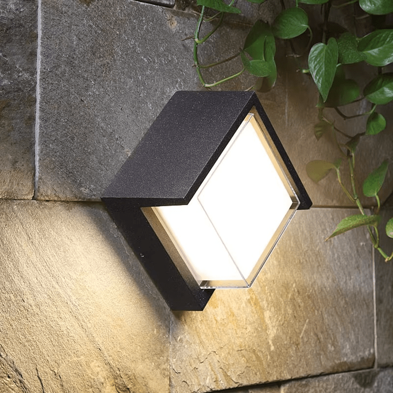Lampa Ścienna LED IP65 z Ciepłym Światłem do Zastosowań Zewnętrznych