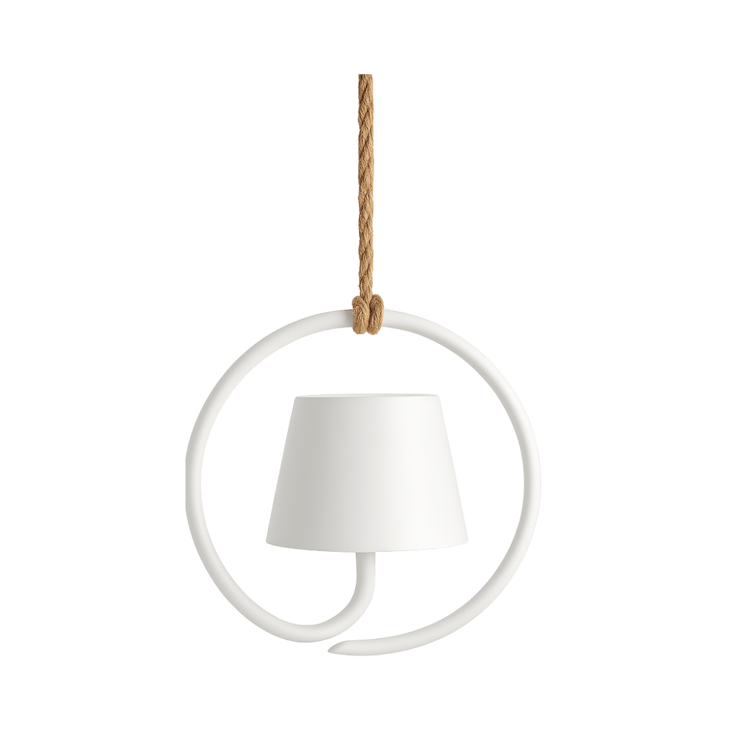Bezprzewodowa Lampa Wisząca LED z Akumulatorem 5200 mAh i Sterowaniem Dotykowym