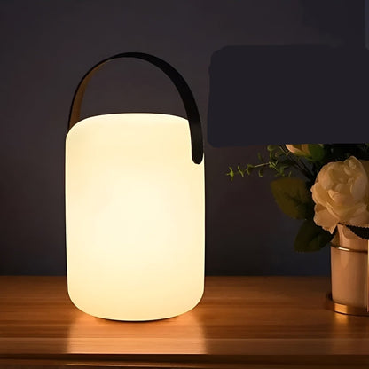 Bezprzewodowa Lampa Stołowa LED z 16 Kolorami, Sterowaniem Pilotem i Ładowaniem USB