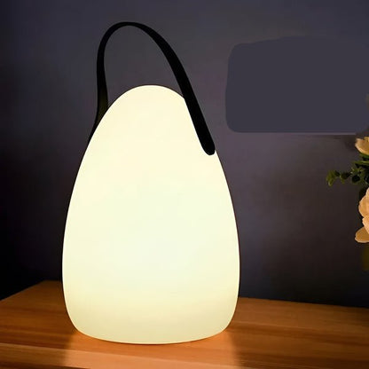 Bezprzewodowa Lampa Stołowa LED z 16 Kolorami, Sterowaniem Pilotem i Ładowaniem USB
