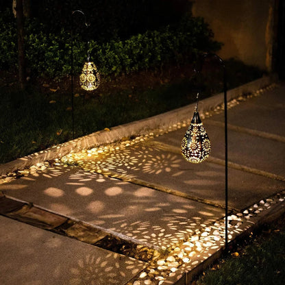 Lampe solaire suspendue