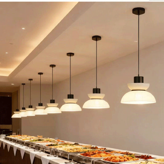 Lampe suspendue textile