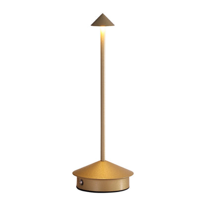 Bezdrátová stolní lampa s kuželovým stínidlem