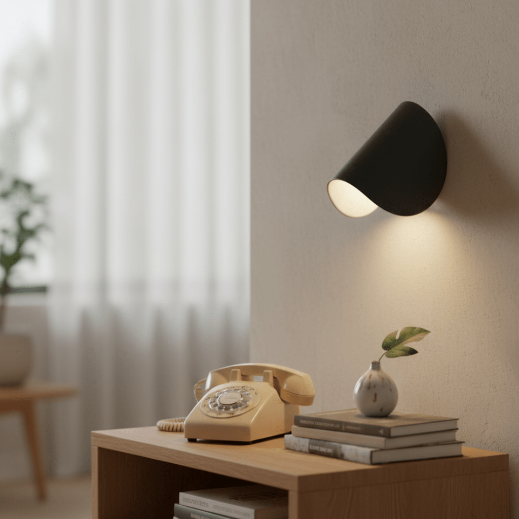 Nástěnná LED lampa s nastavitelným směrem světla