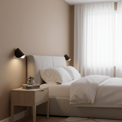 Nástěnná LED lampa s nastavitelným směrem světla
