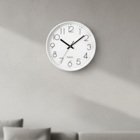 Silent wall clock, 30 cm