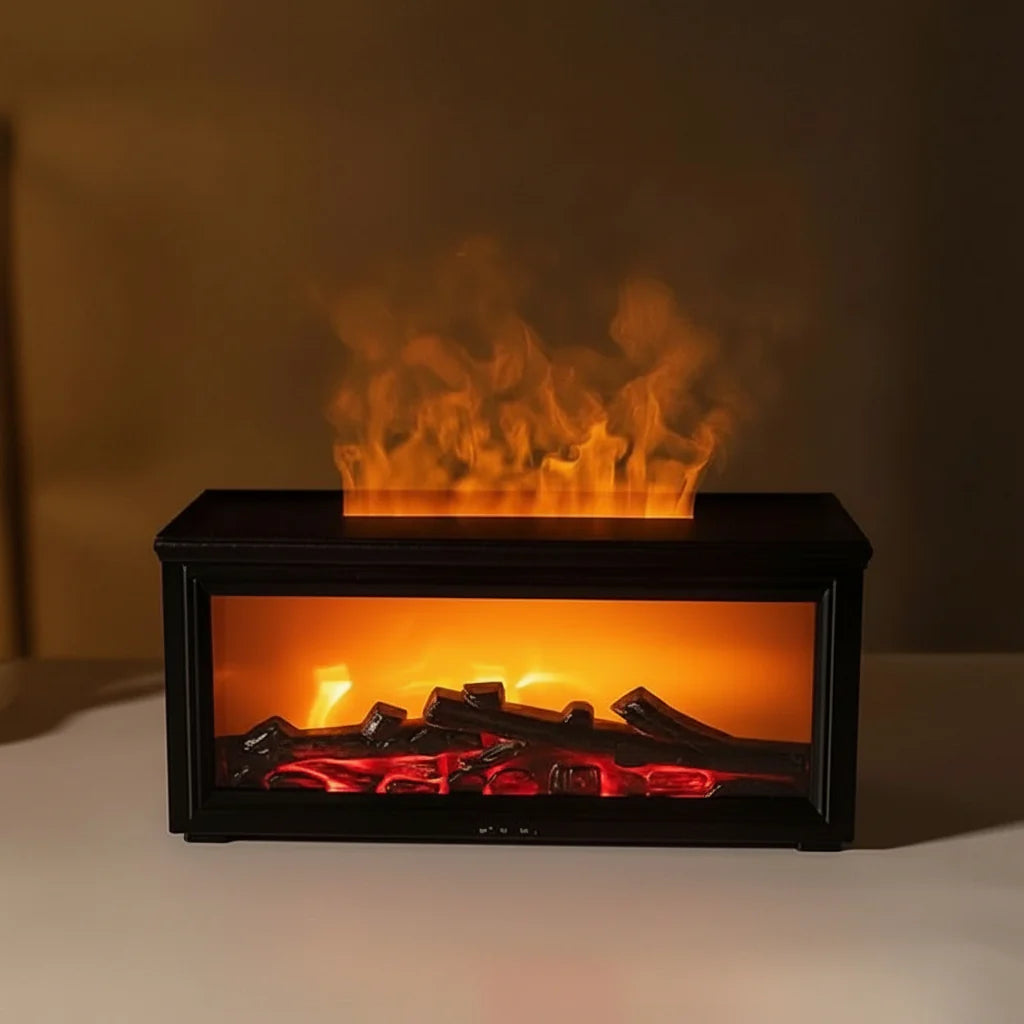 Difuzér s efektem LED krbu