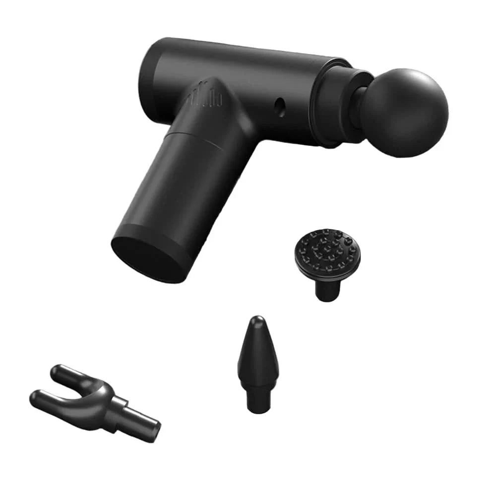 Mini Pistolet do Masażu z 6 Poziomami Prędkości i 4 Końcówkami Masującymi