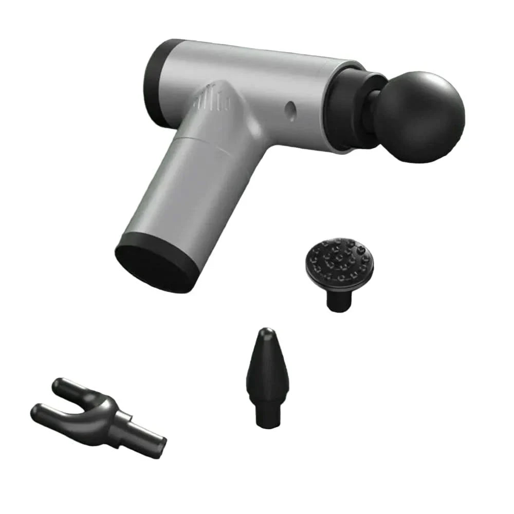 Mini Pistolet do Masażu z 6 Poziomami Prędkości i 4 Końcówkami Masującymi