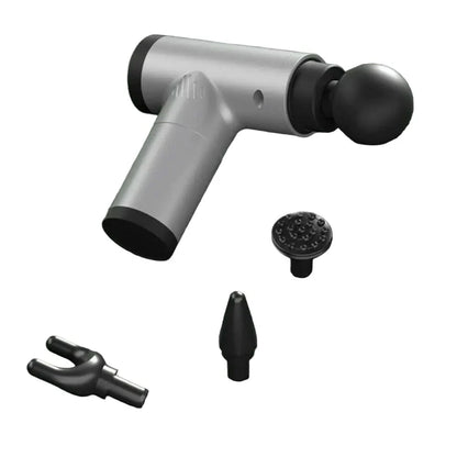 Mini Pistolet do Masażu z 6 Poziomami Prędkości i 4 Końcówkami Masującymi