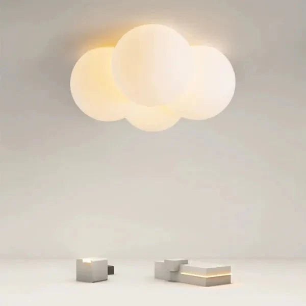 Lampa sufitowa LED w kształcie chmury z regulacją barwy światła