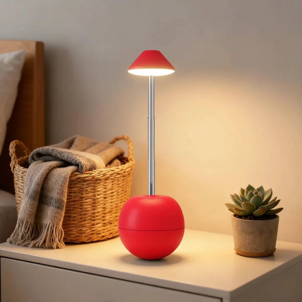 Lampa Nocna LED z Pilotem i Funkcją Ładowania USB