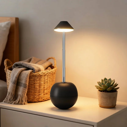 Lampa Nocna LED z Pilotem i Funkcją Ładowania USB
