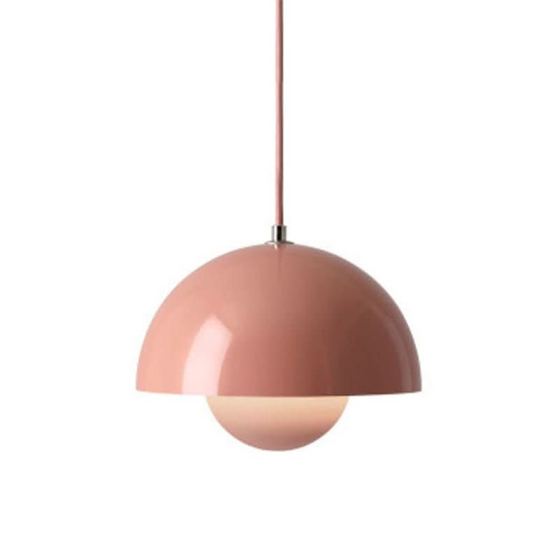 Lampa Wisząca w Stylu Skandynawskim z Regulowanym Przewodem i Kloszem Ø15 cm