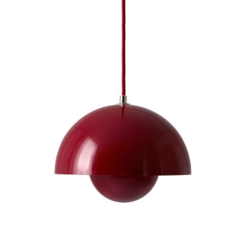Lampa Wisząca w Stylu Skandynawskim z Regulowanym Przewodem i Kloszem Ø15 cm