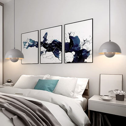 Lampa Wisząca w Stylu Skandynawskim z Regulowanym Przewodem i Kloszem Ø15 cm
