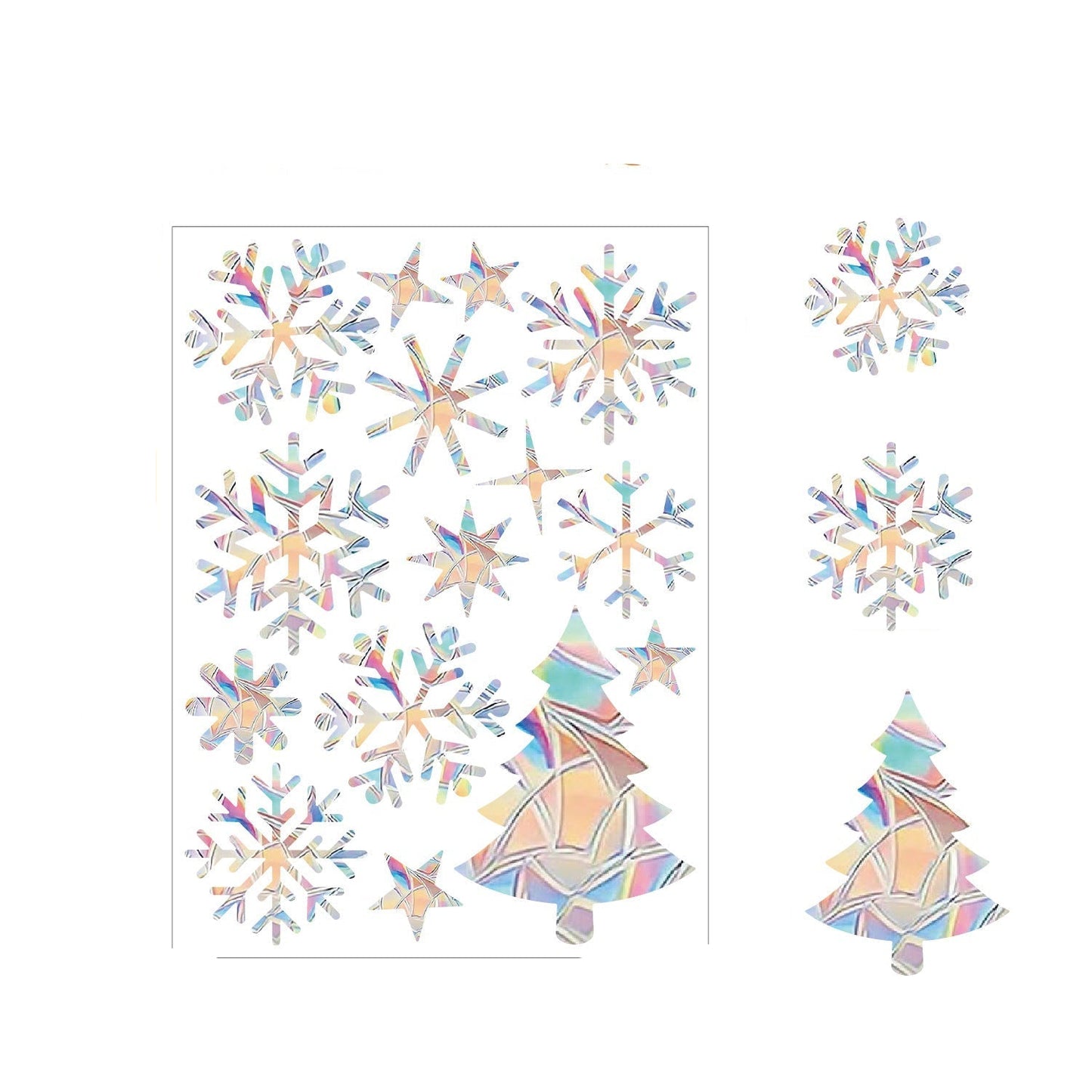 Naklejki okienne holograficzne