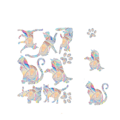Naklejki okienne holograficzne