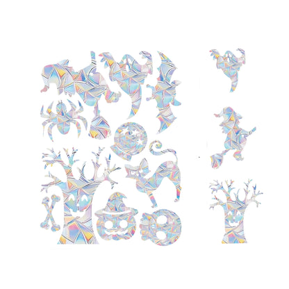 Naklejki okienne holograficzne