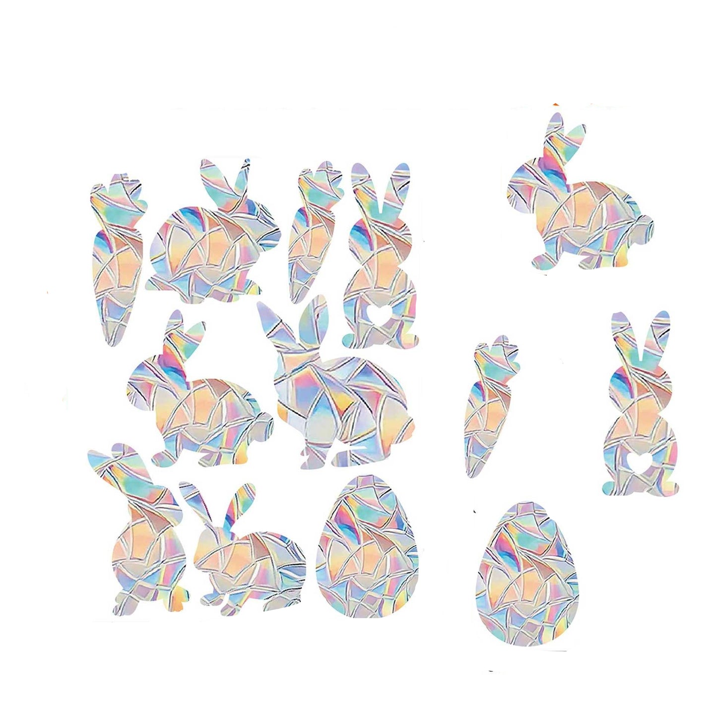 Naklejki okienne holograficzne