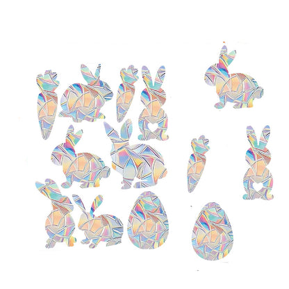 Naklejki okienne holograficzne