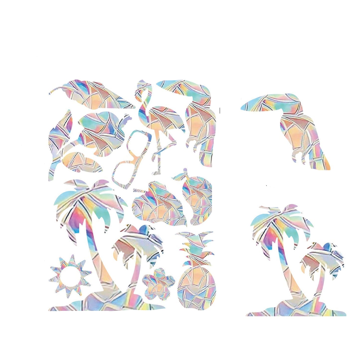 Naklejki okienne holograficzne