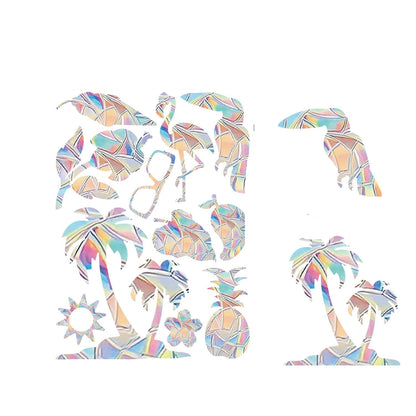 Naklejki okienne holograficzne
