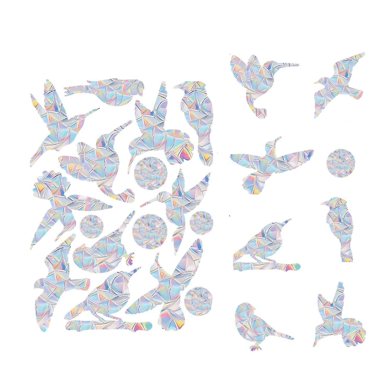 Naklejki okienne holograficzne
