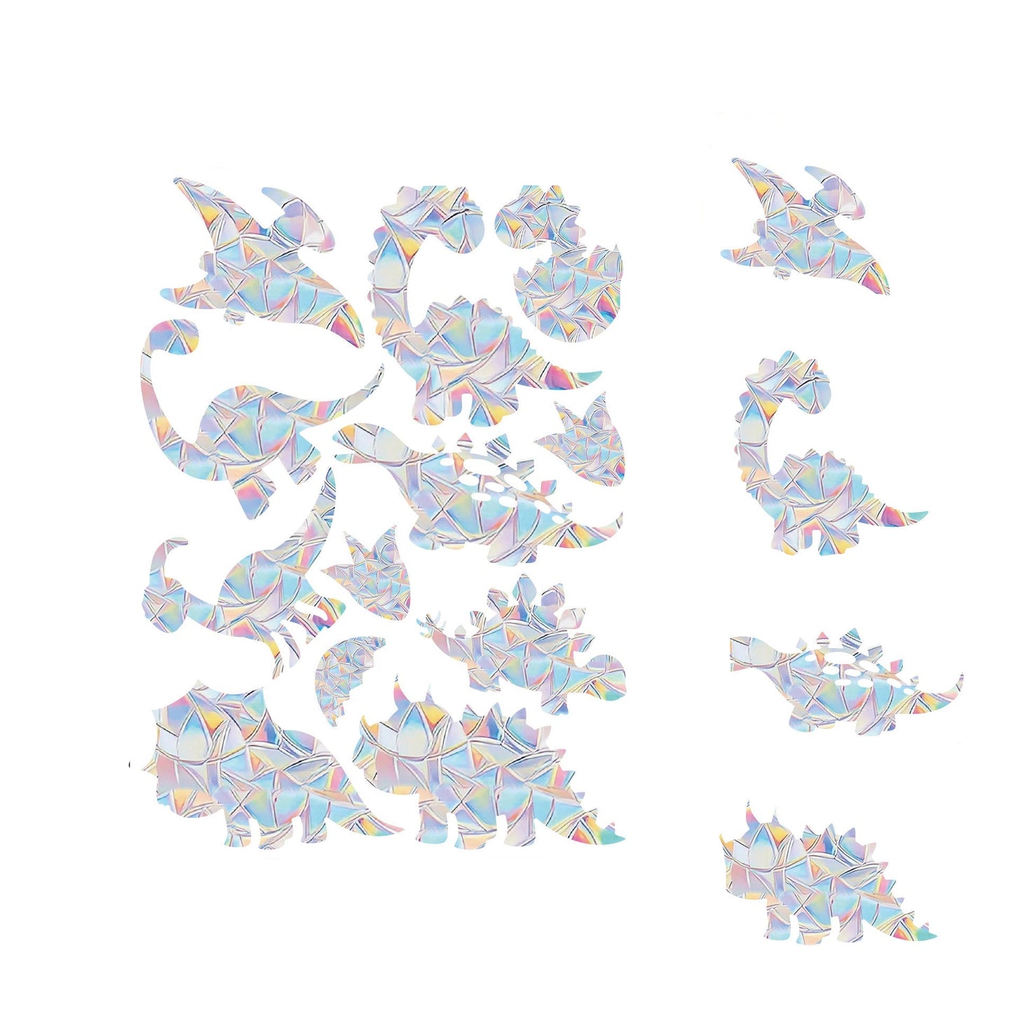 Naklejki okienne holograficzne