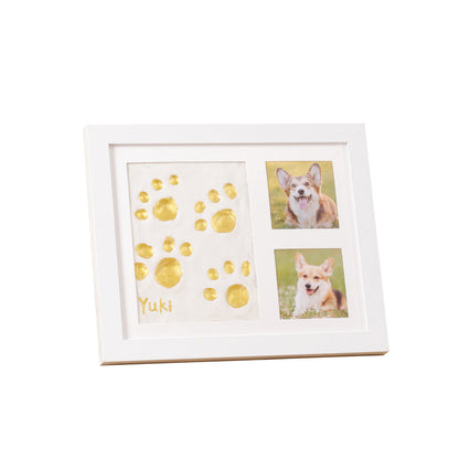 Pet paw print frame