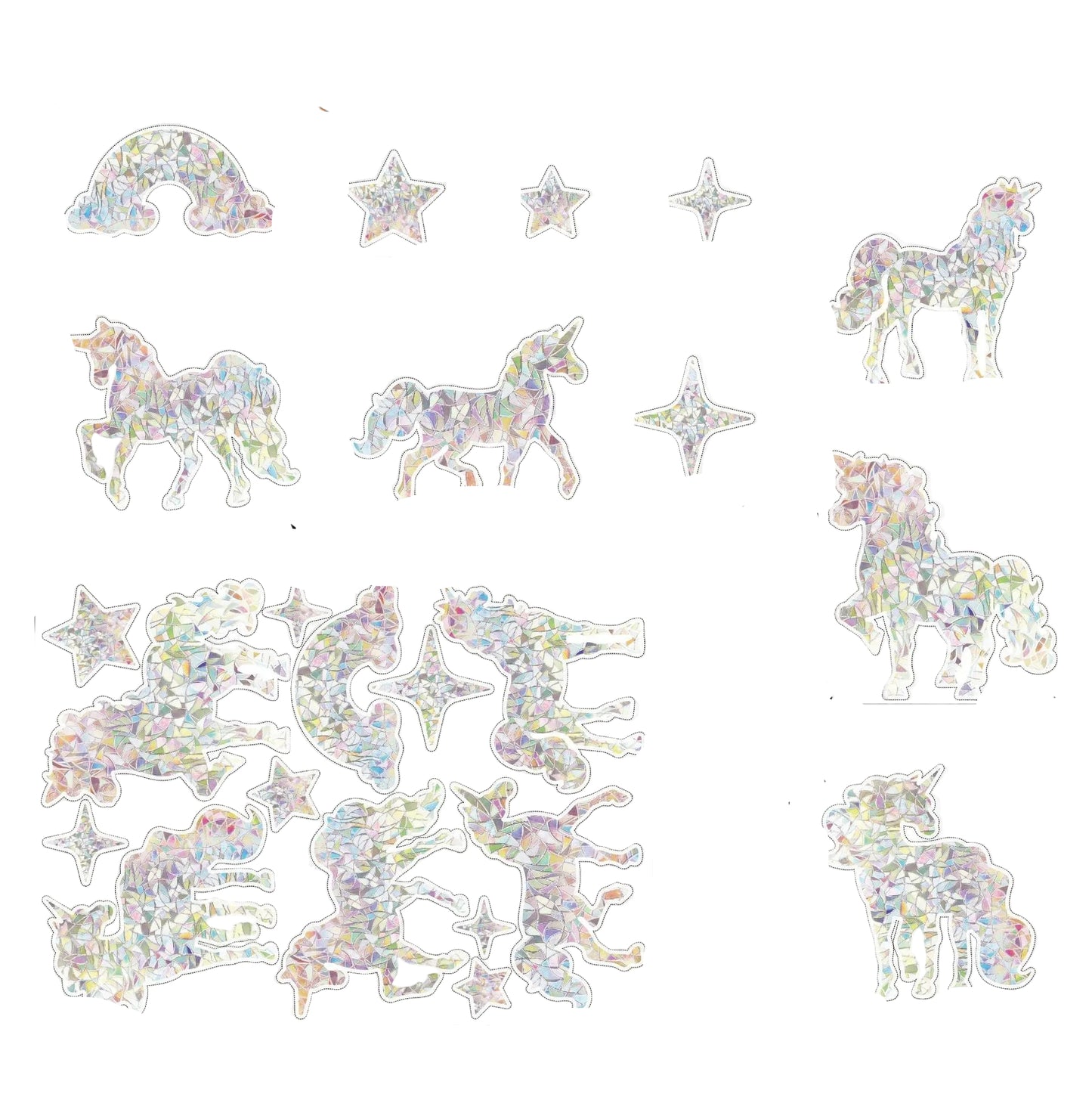 Naklejki okienne holograficzne