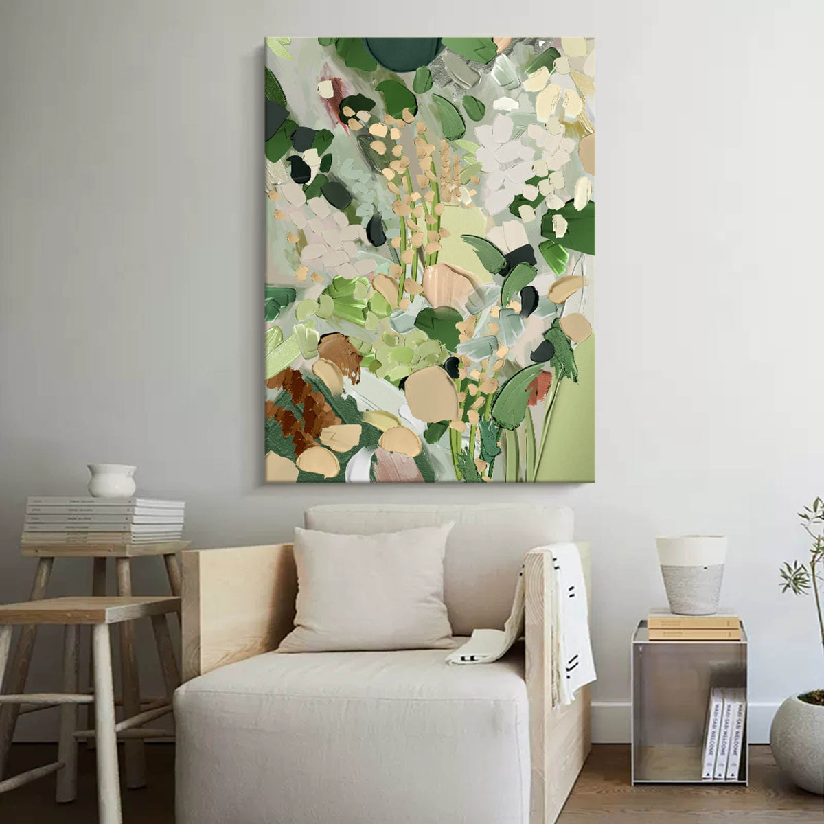 Floral bouquet canvas print