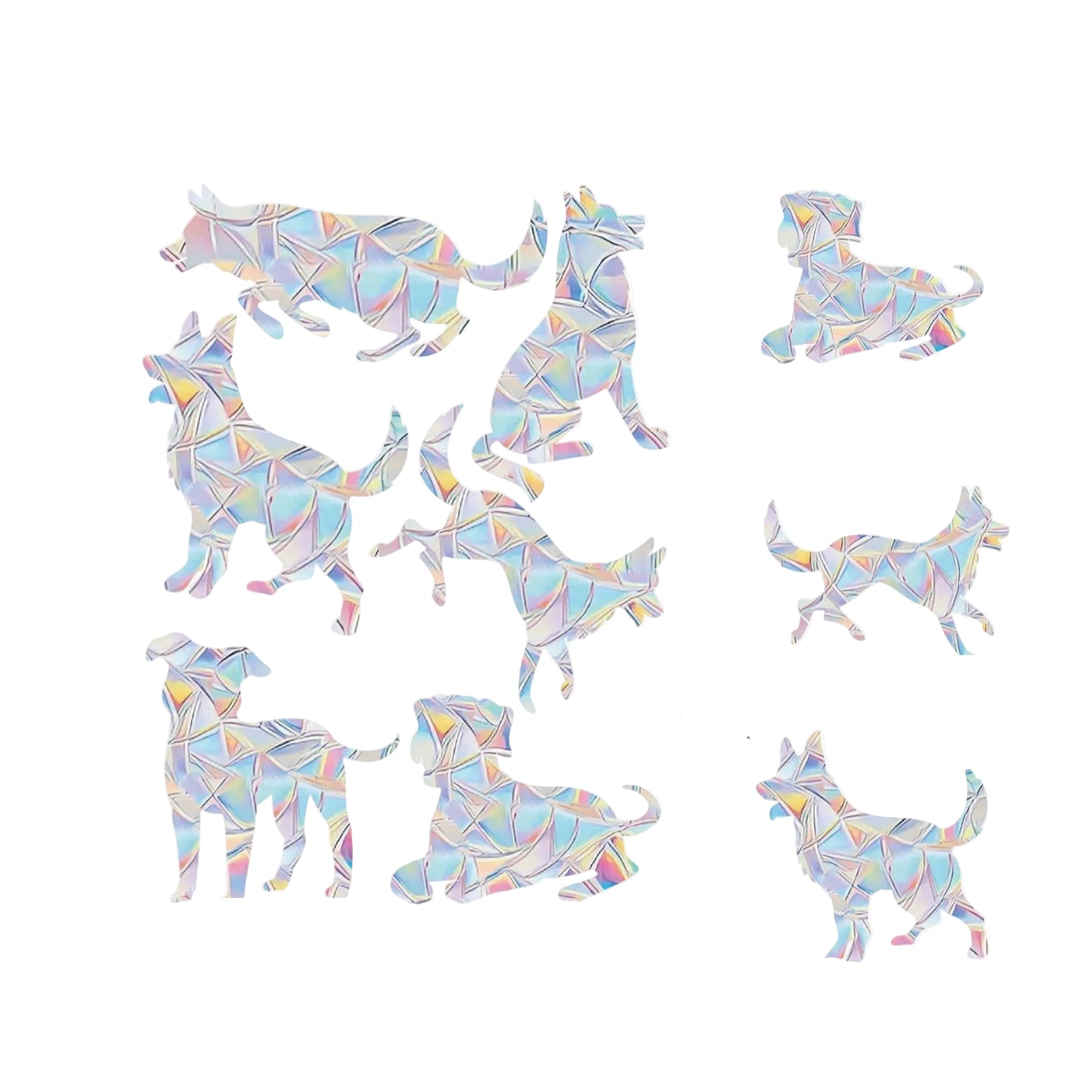 Naklejki okienne holograficzne