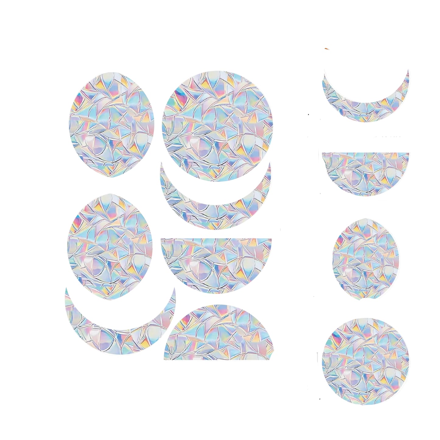 Naklejki okienne holograficzne