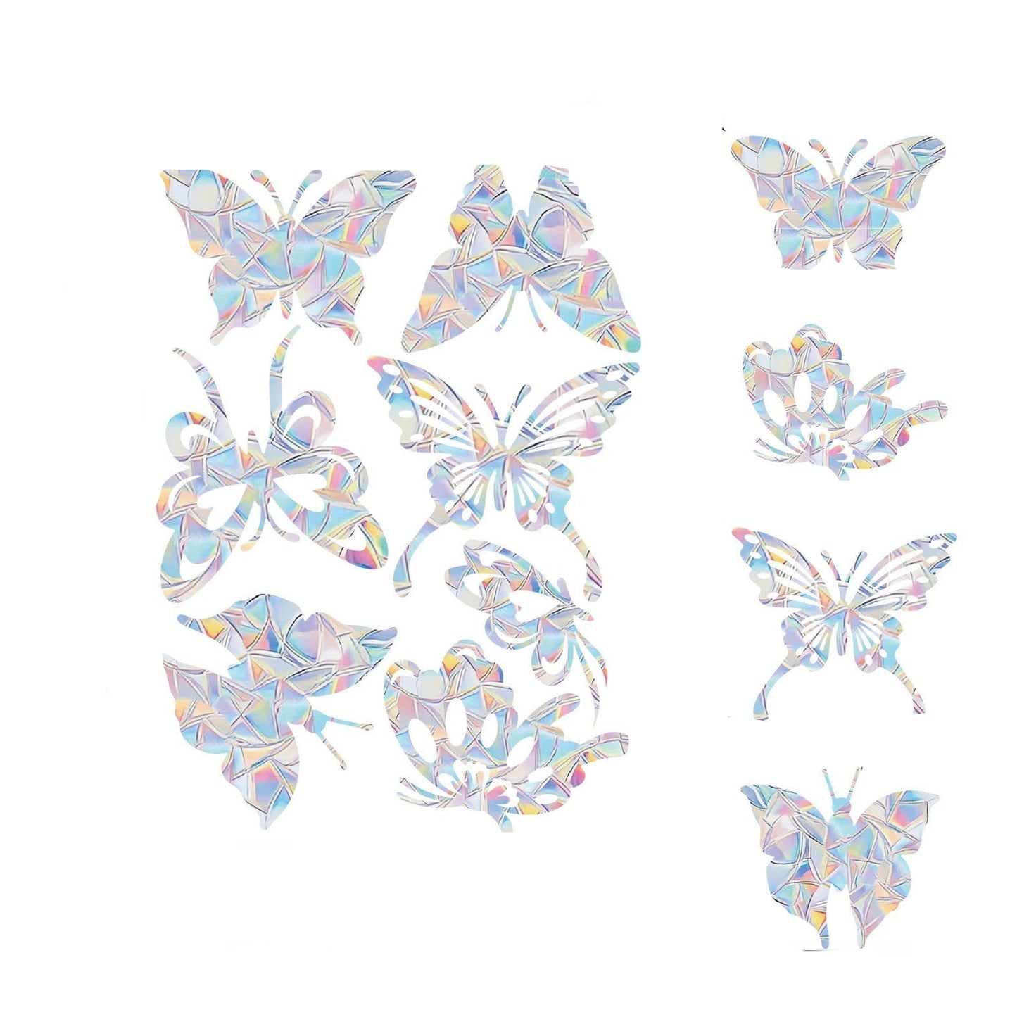 Naklejki okienne holograficzne