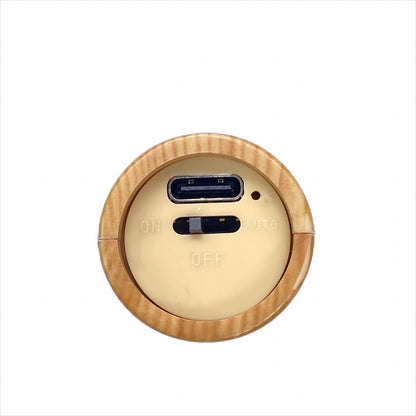 Detachable LED wall light with USB-C charging