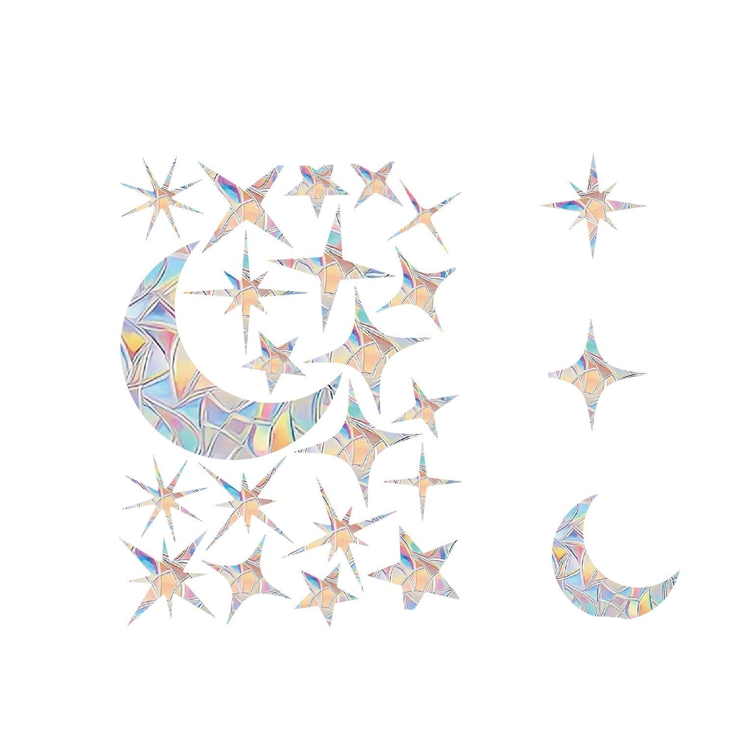 Naklejki okienne holograficzne