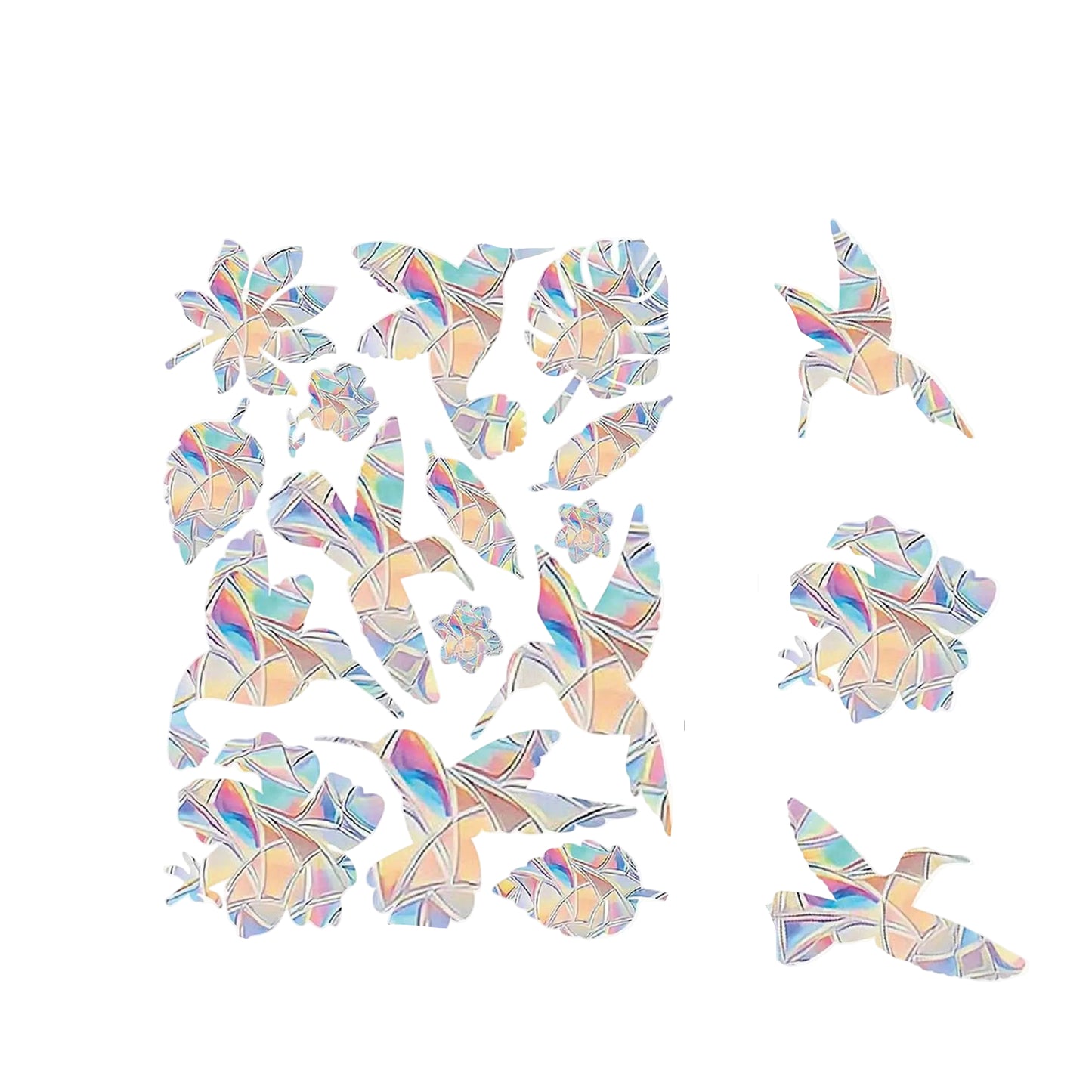 Naklejki okienne holograficzne