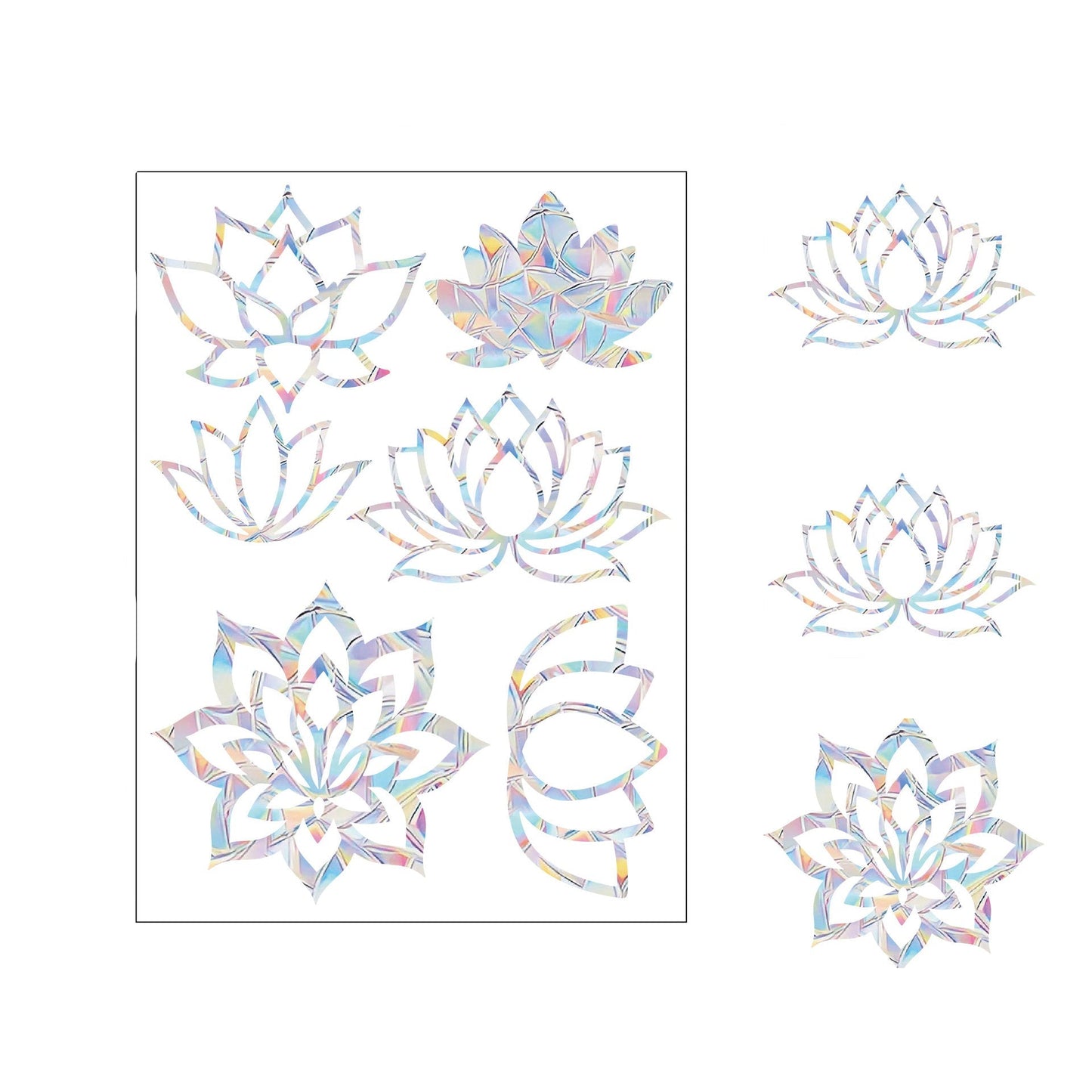 Naklejki okienne holograficzne