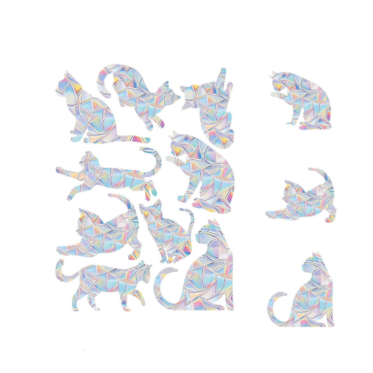 Naklejki okienne holograficzne