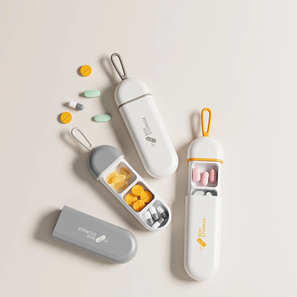 Travel pill organizer