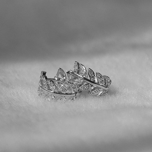 Boucles d’oreilles créoles en moissanite